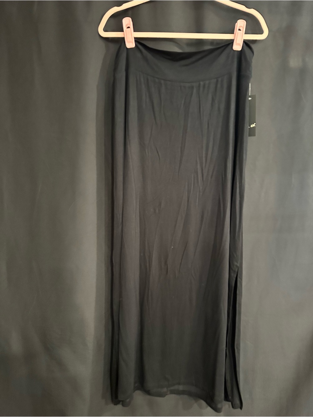GNW Black Women's Maxi Skirt - Sleek Long Silhouette